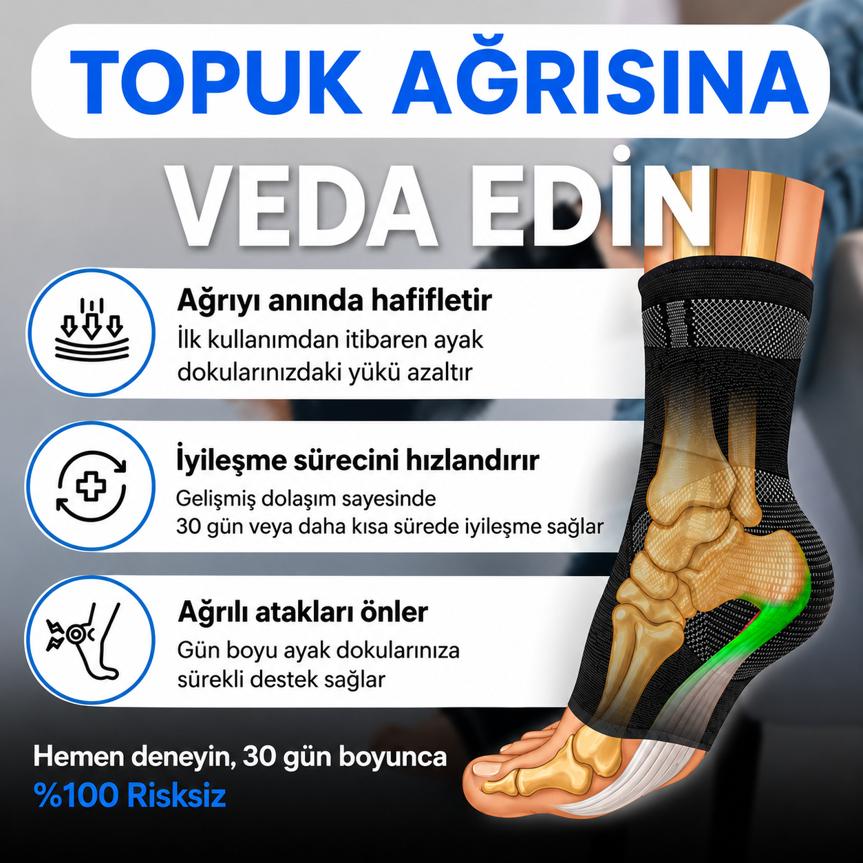 Konfoflex™ Ayak Destek Bilekliği
